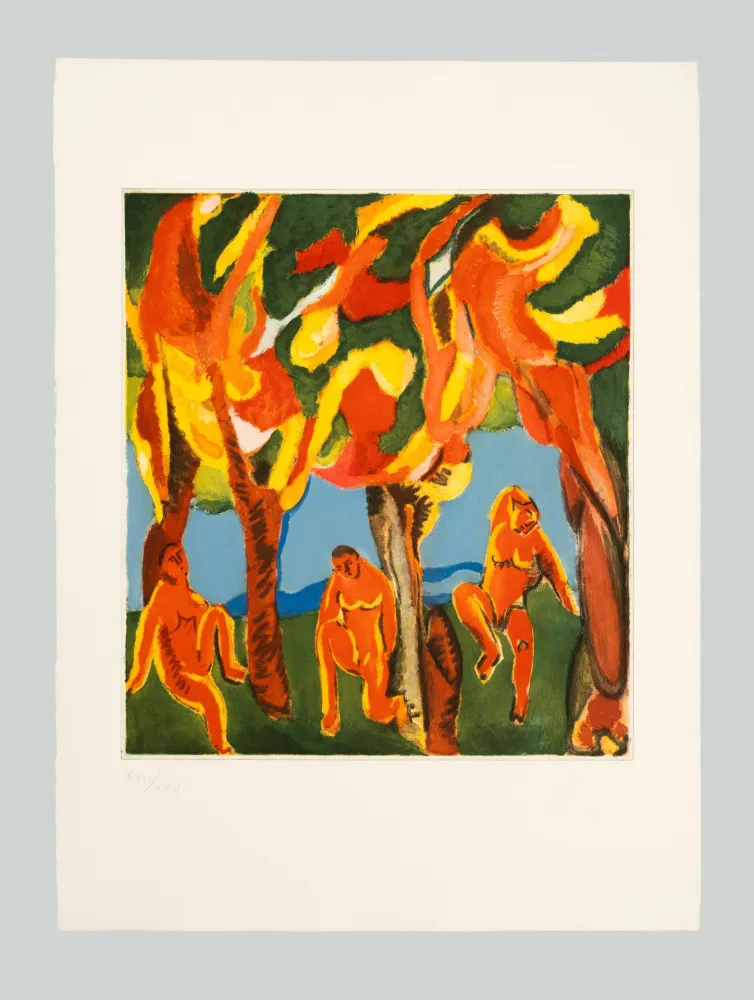 Acquaforte E Acquatinta Chia - Figure nel bosco