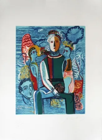 Acquatinta Chia - Il Pittore