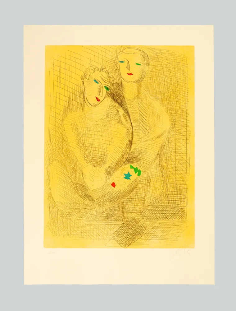 Acquaforte E Acquatinta Chia - Improvvisazioni su Leonardo (A)