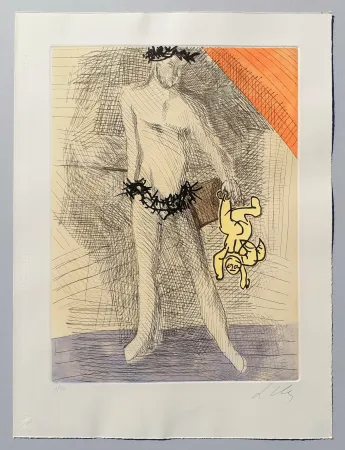 Acquaforte E Acquatinta Chia - Improvvisazioni su Leonardo (E)