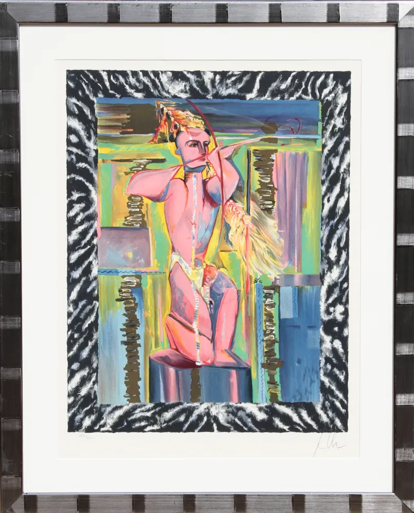 Litografia Chia - Untitled - The Archer