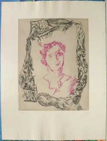 Acquatinta Chia - Volto