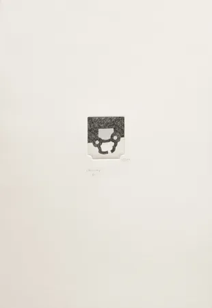 Litografia Chillida - 12th anniversary of Galeria Joan Prats