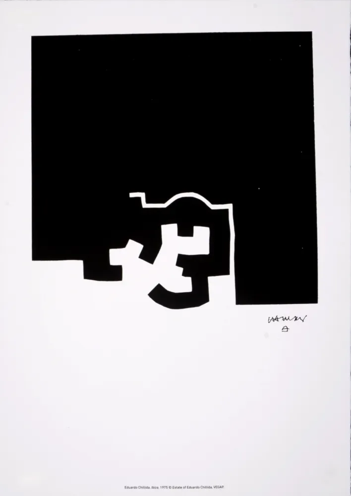 Serigrafia Chillida - (After) Ibiza, 1975