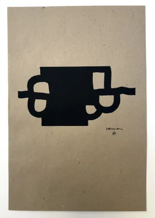 Serigrafia Chillida - Antzo II