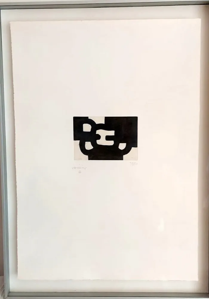 Acquatinta Chillida - ANTZO IX (With COA)