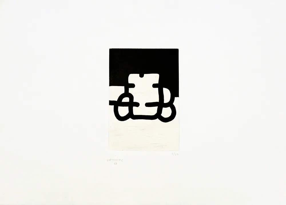 Incisione Chillida - Antzo VIII