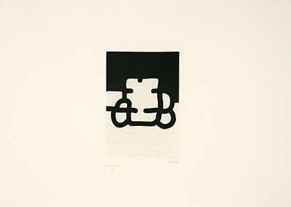 Acquatinta Chillida - Antzo VIII
