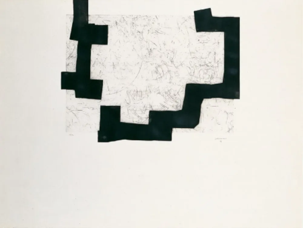 Acquaforte Chillida - Aundi I