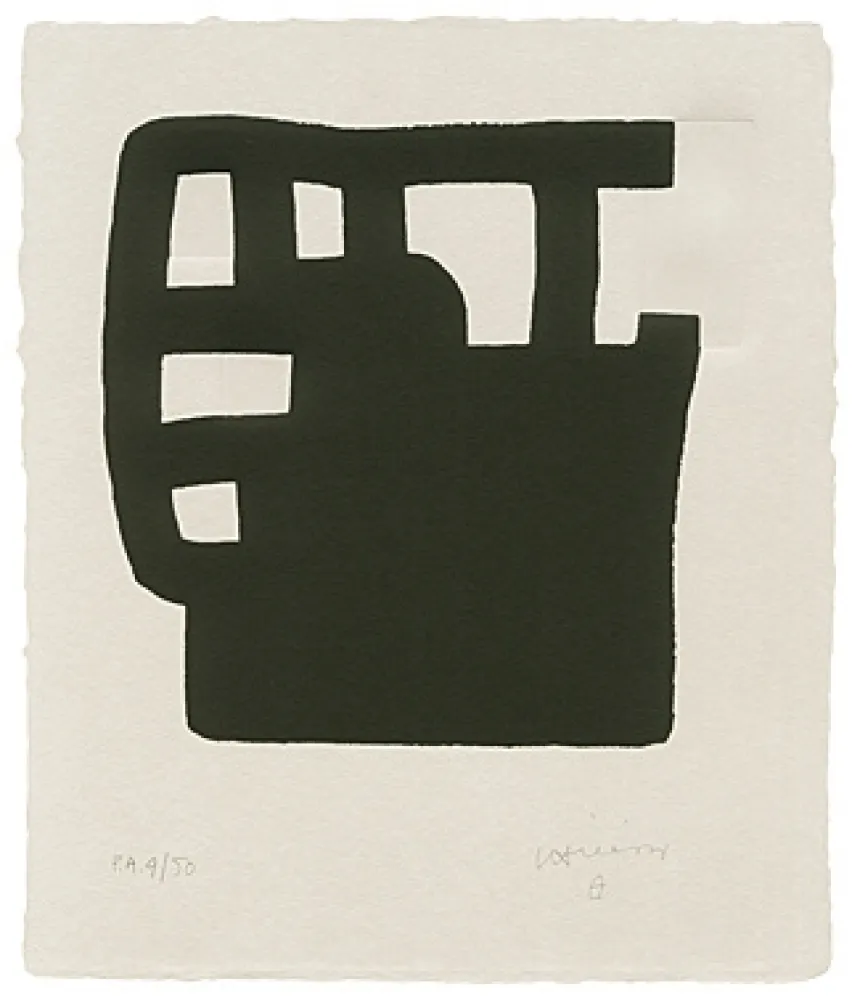 Serigrafia Chillida - Aurreburu