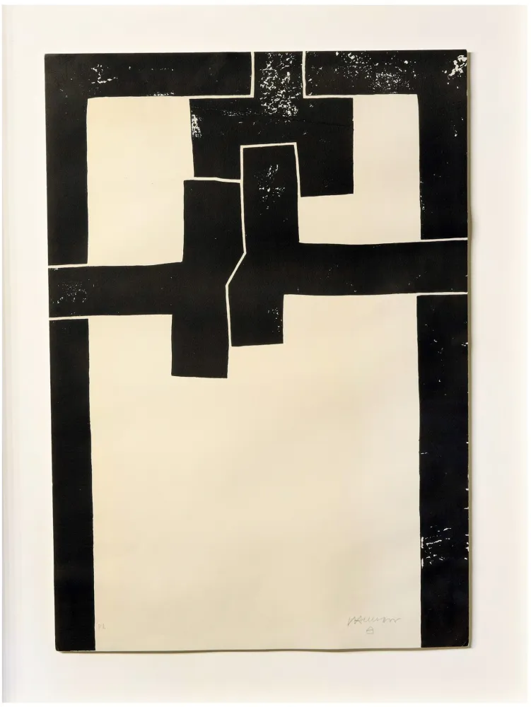 Litografia Chillida - Barcelona I -1971 