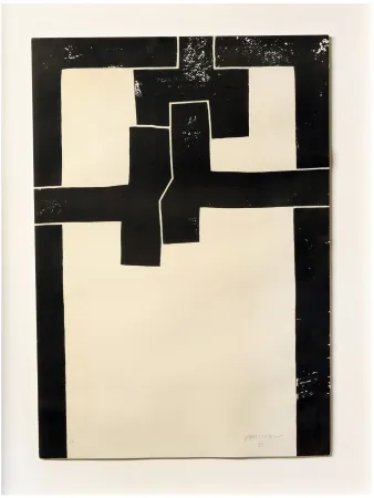 Litografia Chillida - Barcelona I -1971 