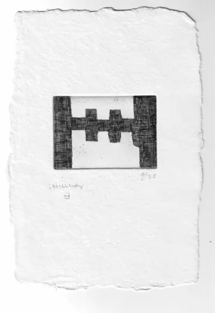 Incisione Chillida - Batzar