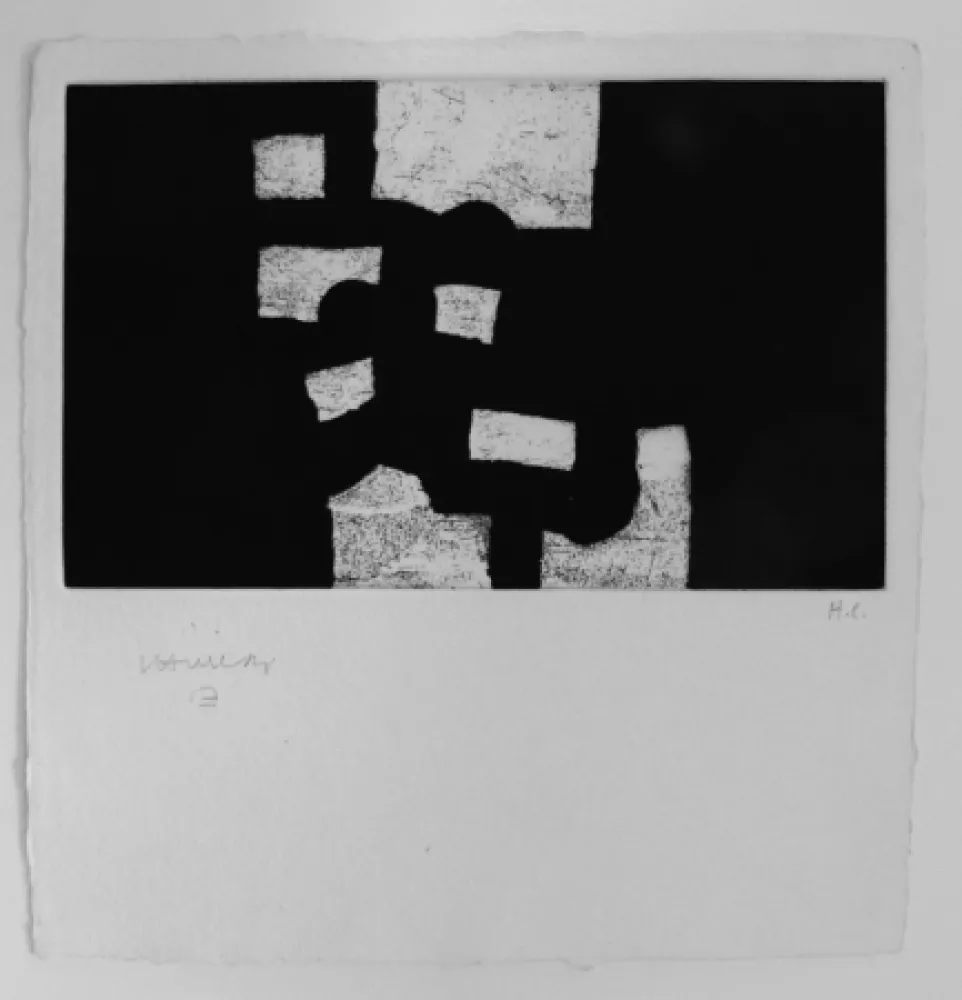 Incisione Chillida - Bultzada