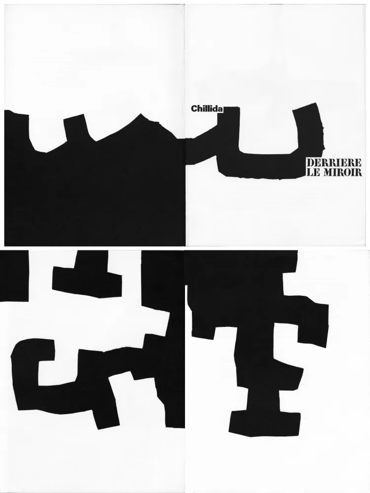 Libro Illustrato Chillida - Derrière le Miroir n° 204 . CHILLIDA . Juin 1973.