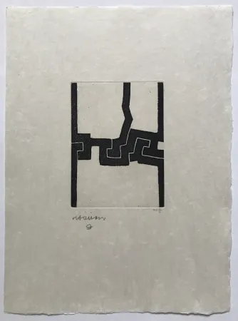 Incisione Chillida - Eintsu (Paroles Peintes V)