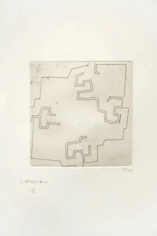 Incisione Chillida - Enda IV. (Raza)