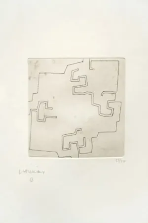 Incisione Chillida - Enda IV. (Raza)