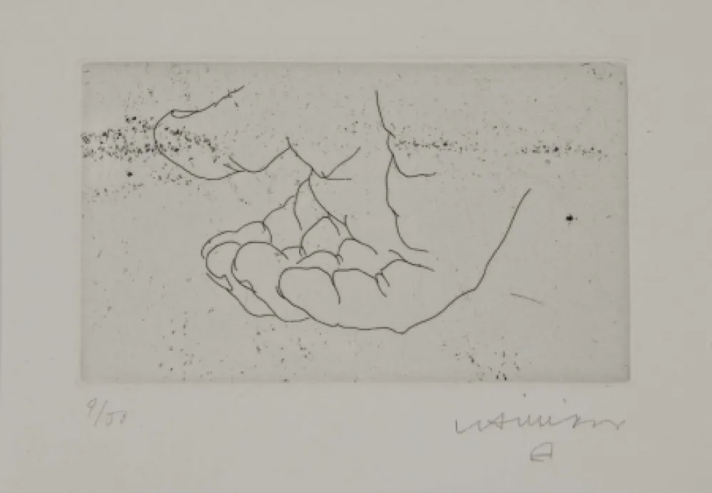 Incisione Chillida - Esku XI