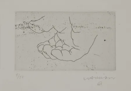 Incisione Chillida - Esku XI