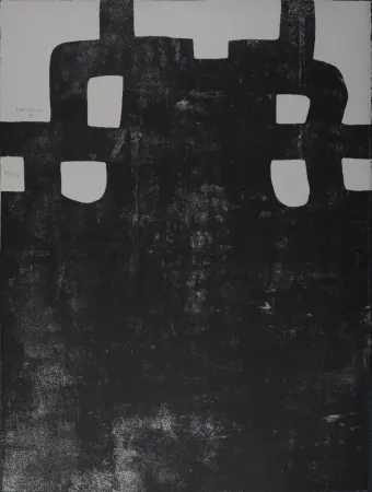 Litografia Chillida - Gurutze Gorria III. 1984 - Hand-signed!