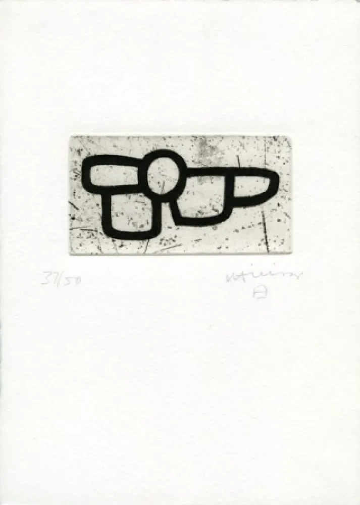 Acquaforte Chillida - Homenaje a Arnold Rudlinger