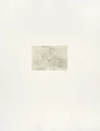 Incisione Chillida - Hommage à Rosalia de Castro 