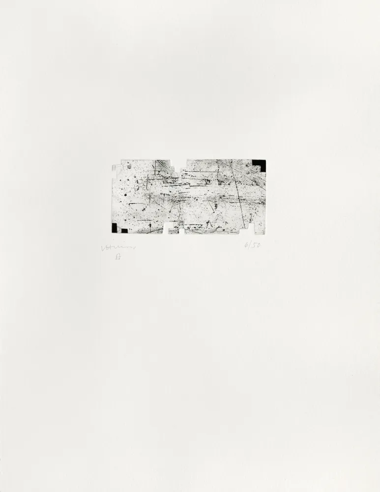 Incisione Chillida - Itsasoratu II 