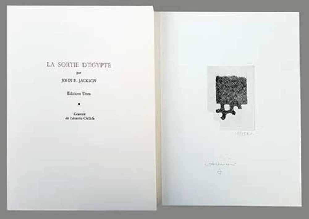 Libro Illustrato Chillida - La sortie d'Egypte