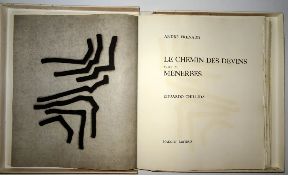 Libro Illustrato Chillida - Les chemin des Devins / Menerbés