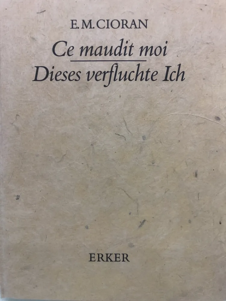 Acquaforte Chillida - Libro Cioran 