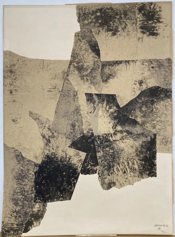 Litografia Chillida - Lithographie signée et numérotée. 