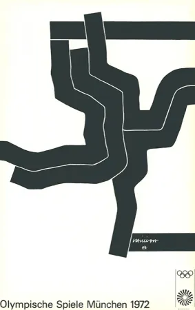 Litografia Chillida - Olympische Spiele München 1972
