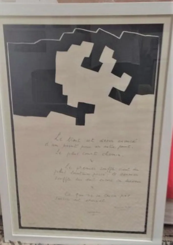 Serigrafia Chillida - Placard Jabes