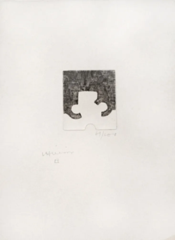 Acquaforte Chillida - Sans titre