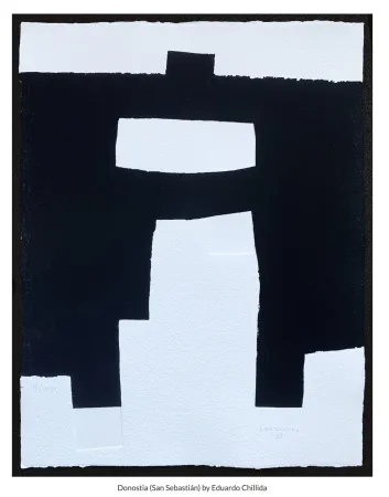 Serigrafia Chillida - Sin titulo