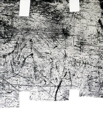 Incisione Chillida - Une helene de vent ou fumee I