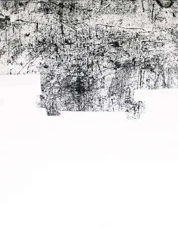 Incisione Chillida - Une helene de vent ou fumee III