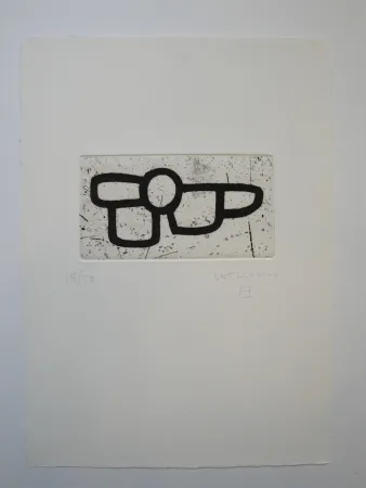 Acquatinta Chillida - Untitled