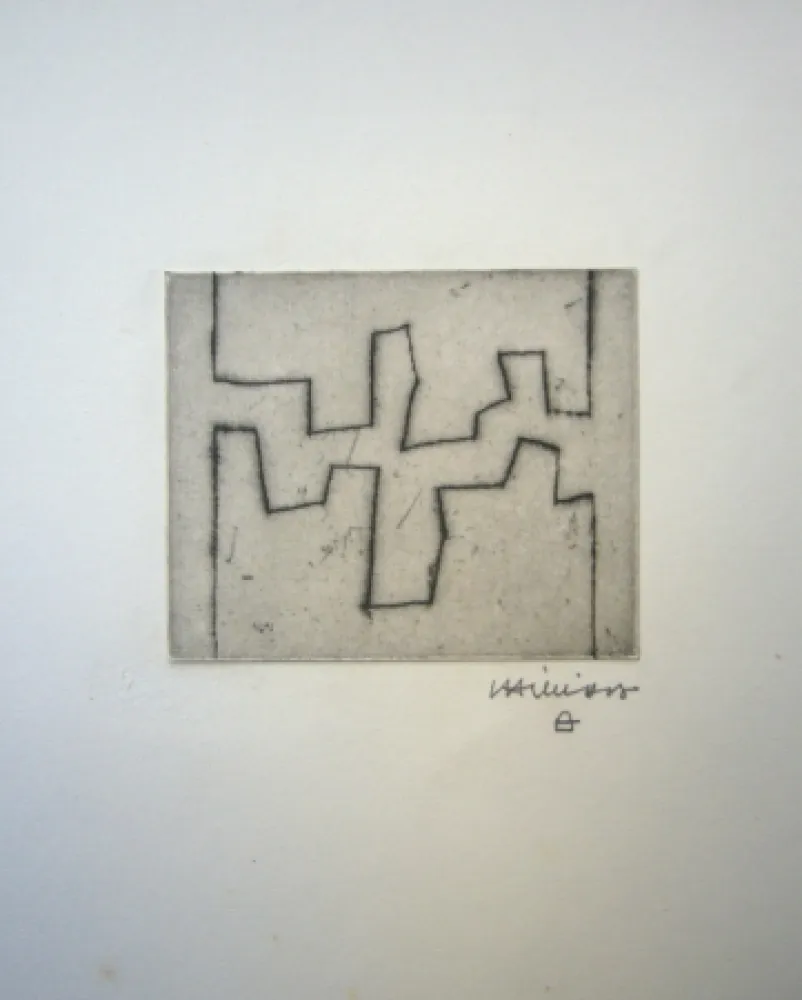 Acquaforte Chillida - Ze II