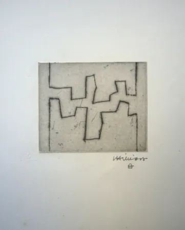 Acquaforte Chillida - Ze II