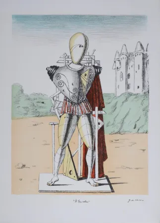 Litografia Chirico (De) - Il Trovatore