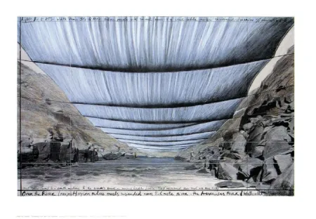 Offset Christo - Over The River Project V Under