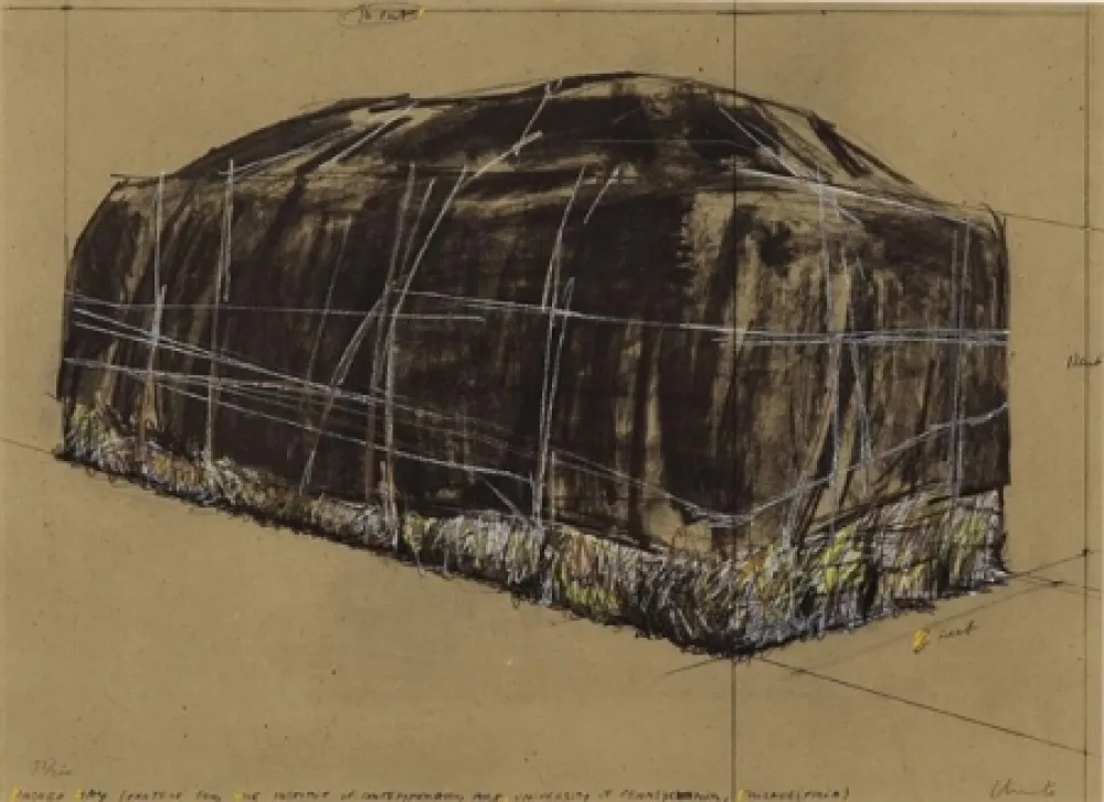 Serigrafia Christo -  PACKED HAY