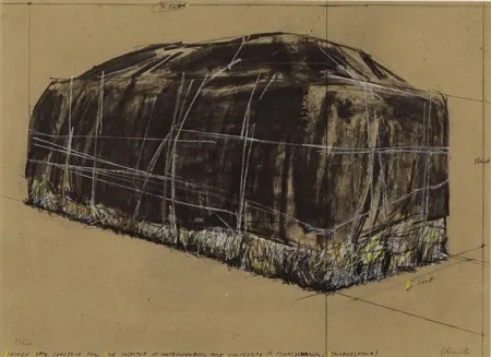 Serigrafia Christo -  PACKED HAY