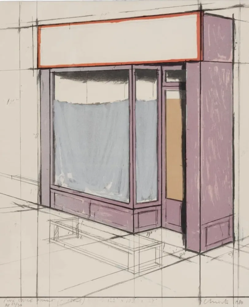 Multiplo Christo - Pink Store Front, Project (from Marginalia)