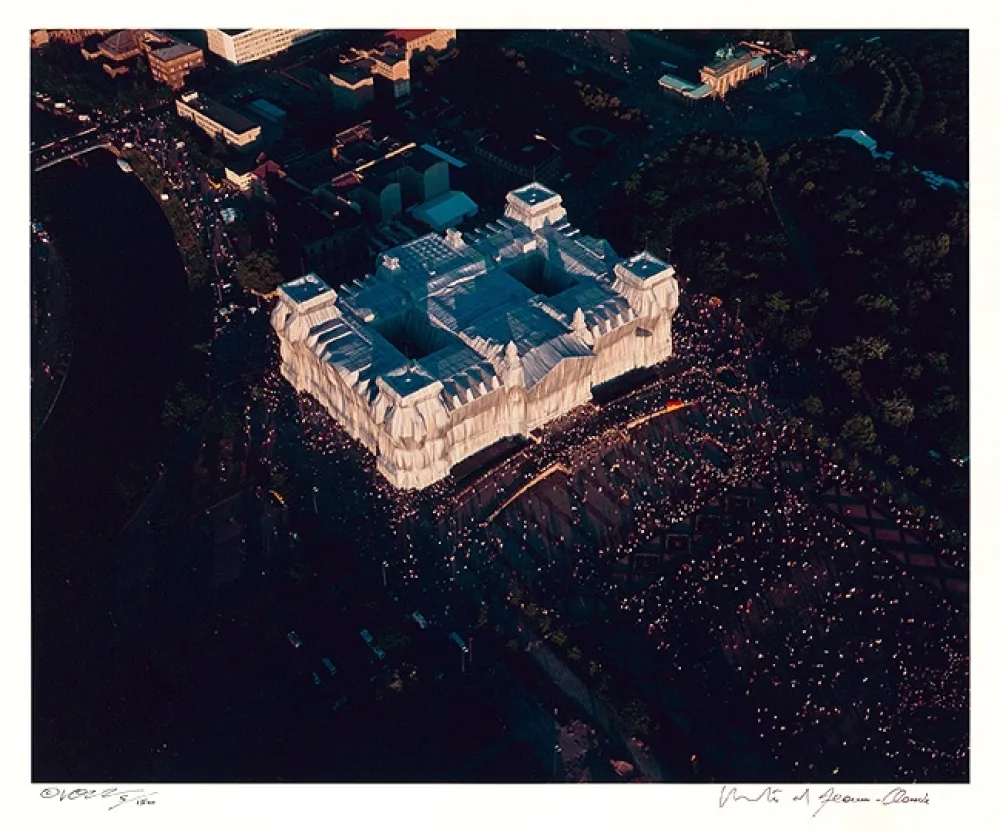Fotografie Christo - Reichstag Mappe II, Platz
