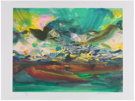 Litografia Chu Teh Chun  - Étincelante élégance 