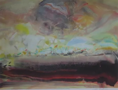 Litografia Chu Teh Chun  - Sans titre XVI