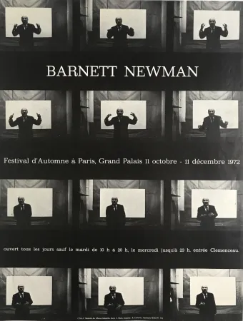 Manifesti Cieslewicz  - Barnett Newman / Festival d’Automne à Paris